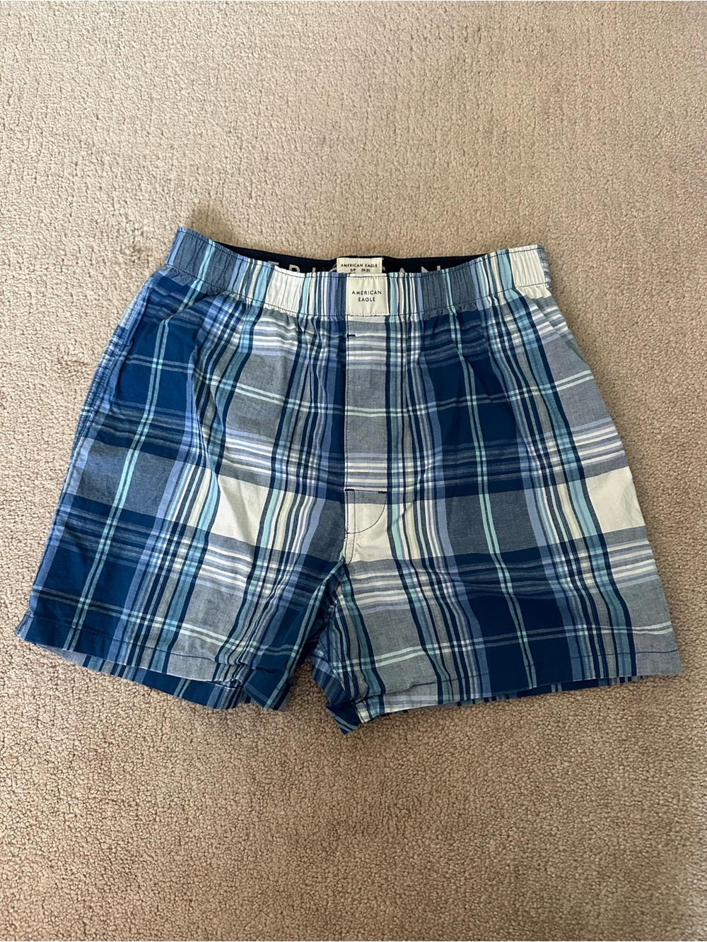 american eagle plaid boxer shorts